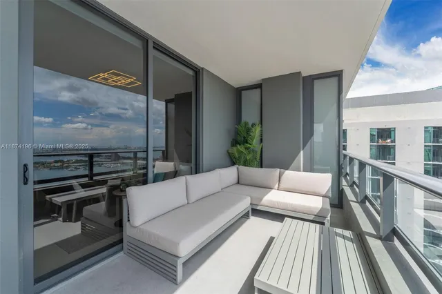 a view of a city with tall buildings