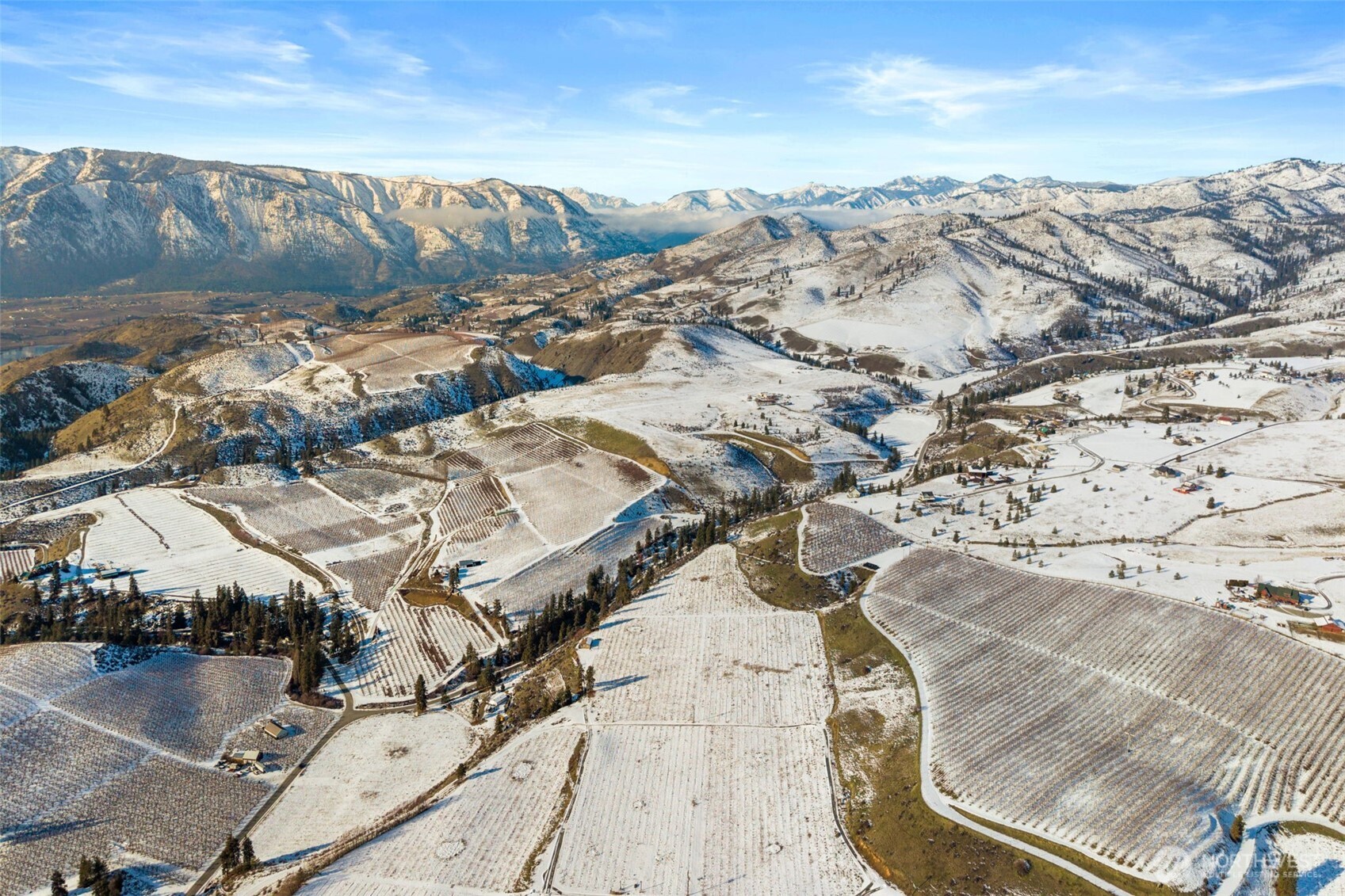 565 Boyd Loop Road Manson, WA 98831 - Photo 21 of 39 an aerial view of residential houses with outdoor space