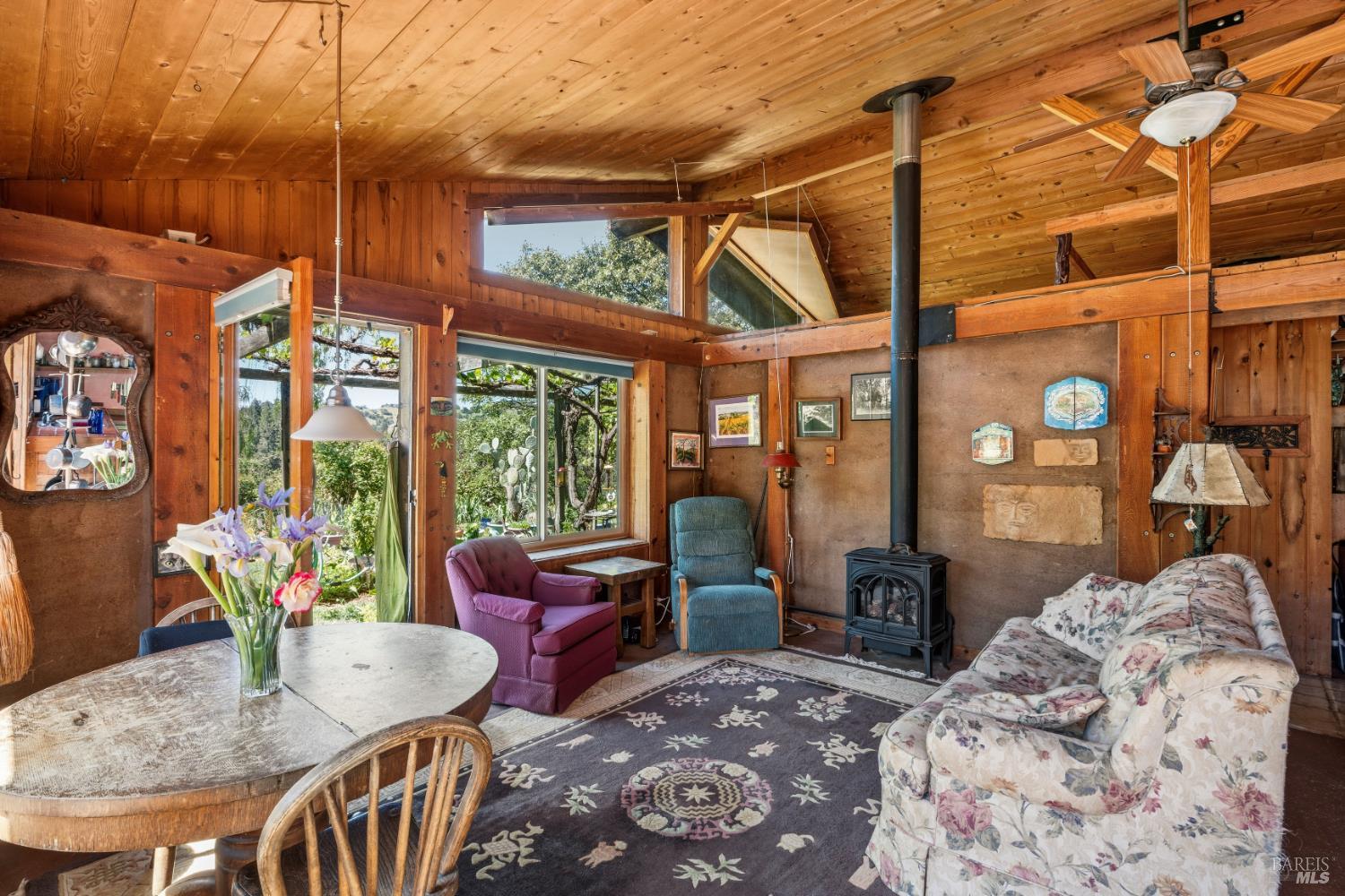 3751 Low Gap Road Ukiah, CA 95482 - Photo 4 of 22 a view of a dining room with furniture window and outside view