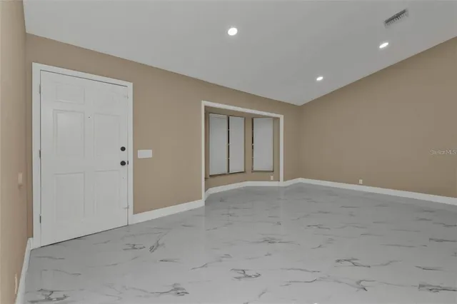 a view of empty room