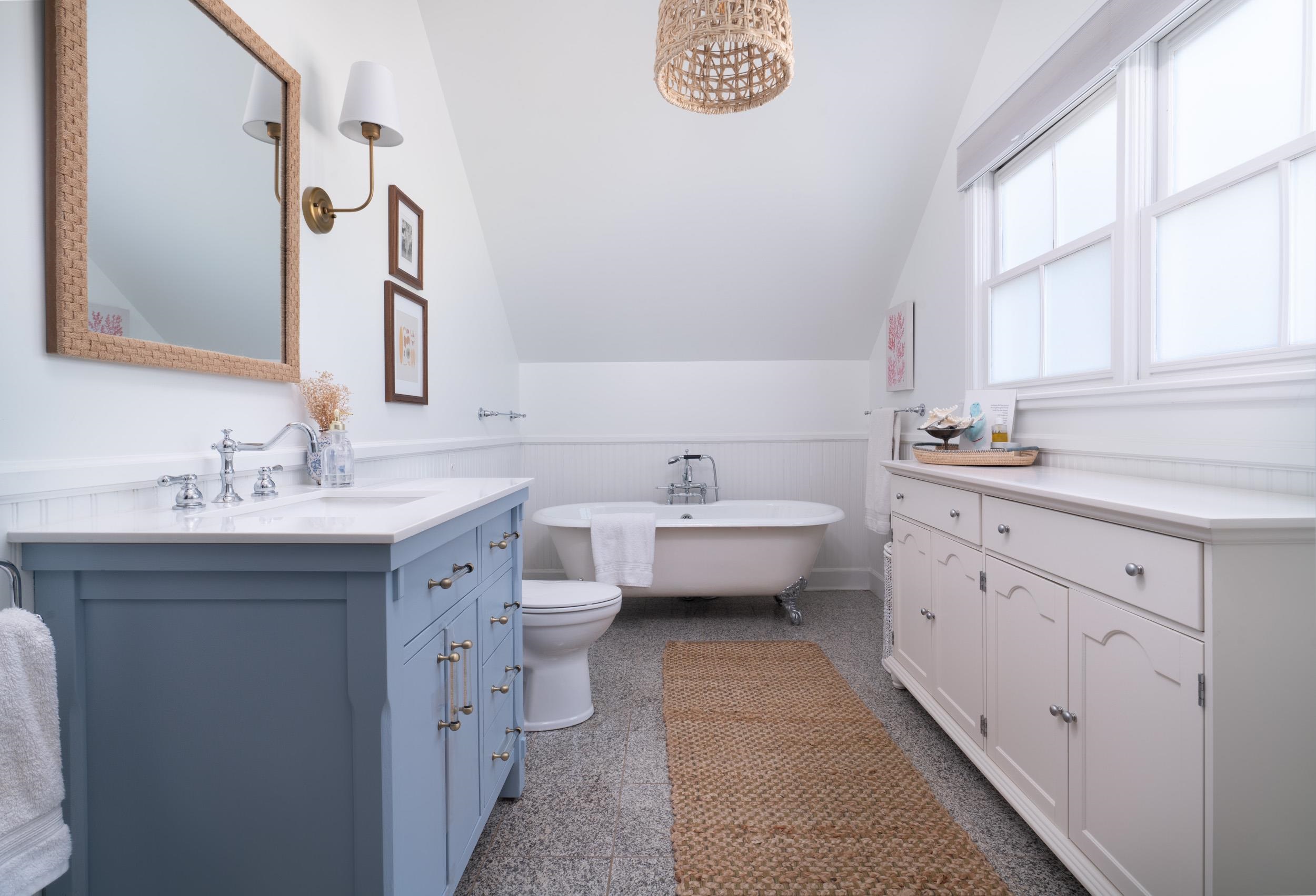 1630 Olinda Road Makawao, HI 96768 - Photo 27 of 50 a bathroom with a double vanity sink mirror and toilet
