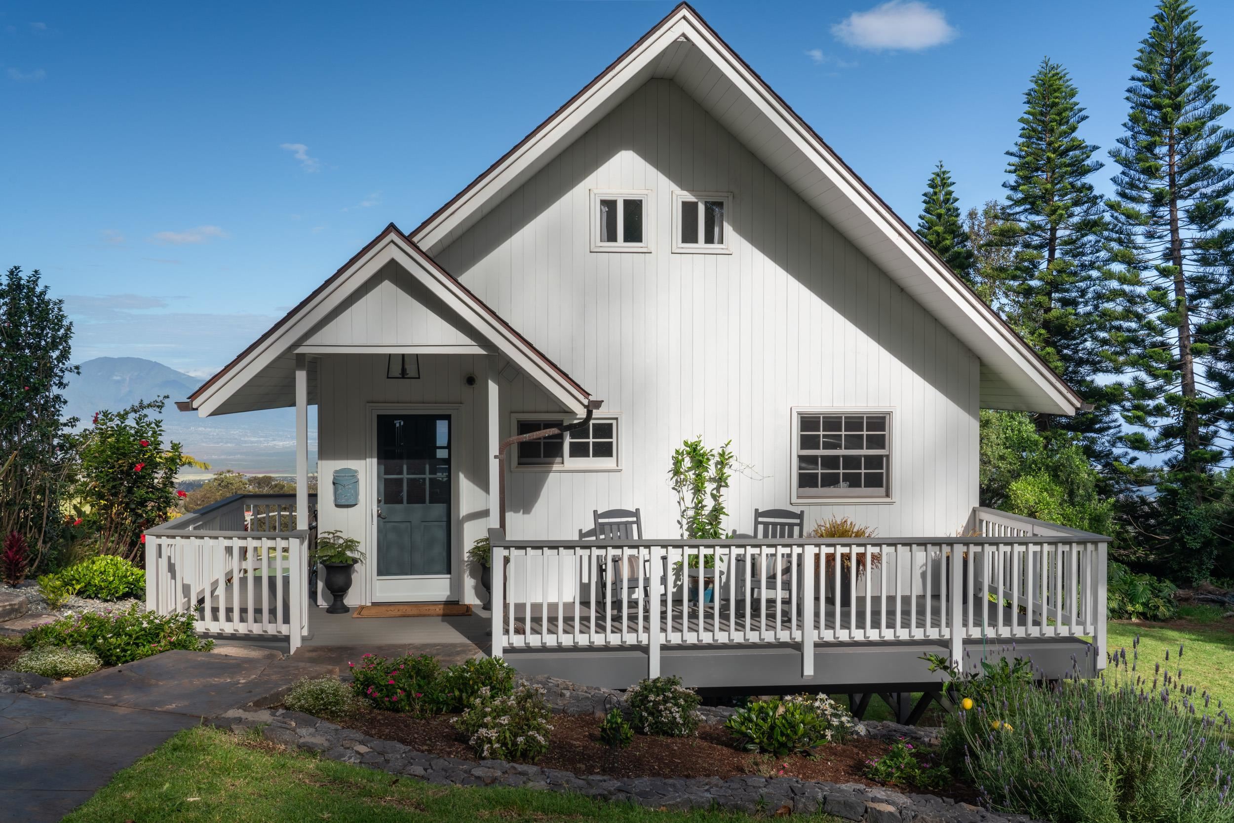 1630 Olinda Road Makawao, HI 96768 - Photo 41 of 50 a front view of a house with a deck