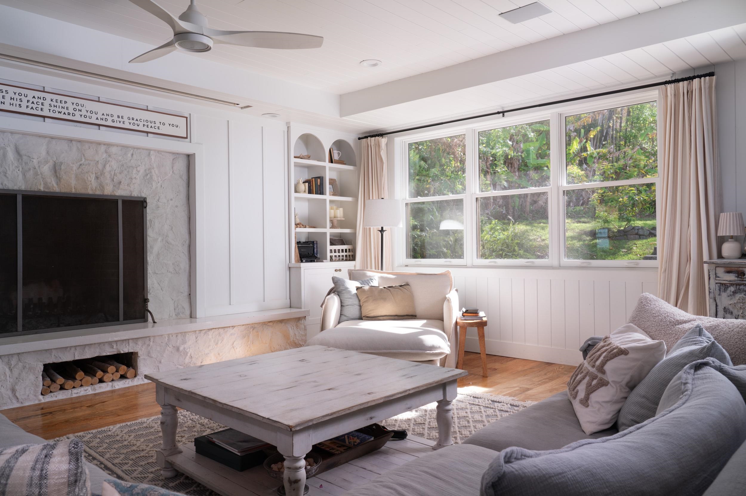 1630 Olinda Road Makawao, HI 96768 - Photo 9 of 50 a living room with furniture and a flat screen tv