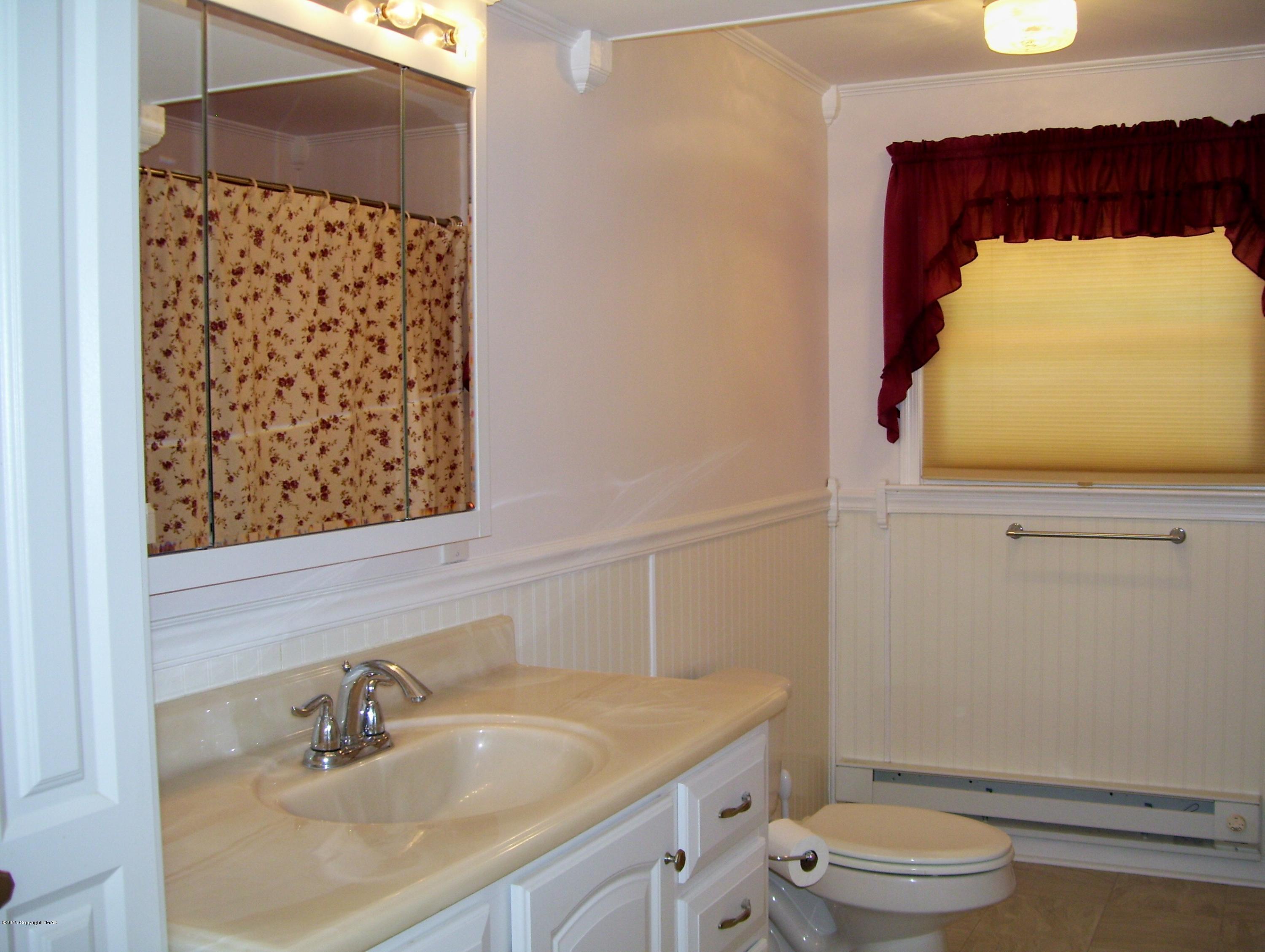 2610 Brookdale Road Scotrun, PA 18355 - Photo 10 of 37 a bathroom with a sink a toilet and shower