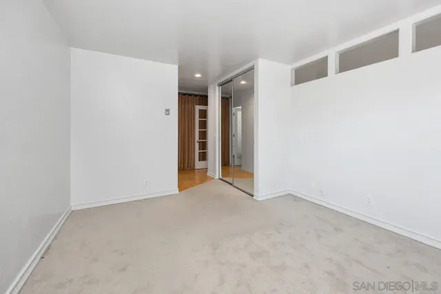 a view of an empty room