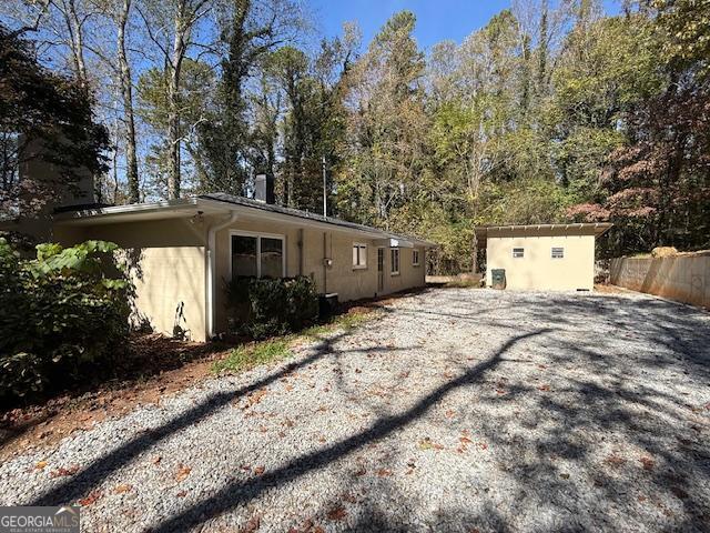 206 Sycamore Way Clarkesville, GA 30523 - Photo 17 of 19 a view of a house with a yard and tree s