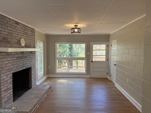 206 Sycamore Way Clarkesville, GA 30523 - Photo 5 of 19 a view of an empty room with a fireplace and a window