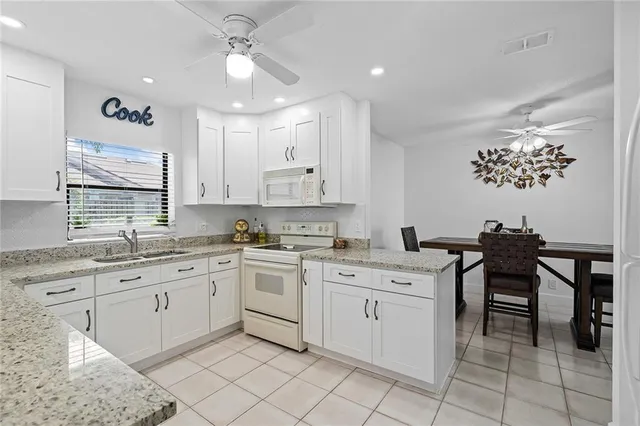 a kitchen that has a sink and a stove in it