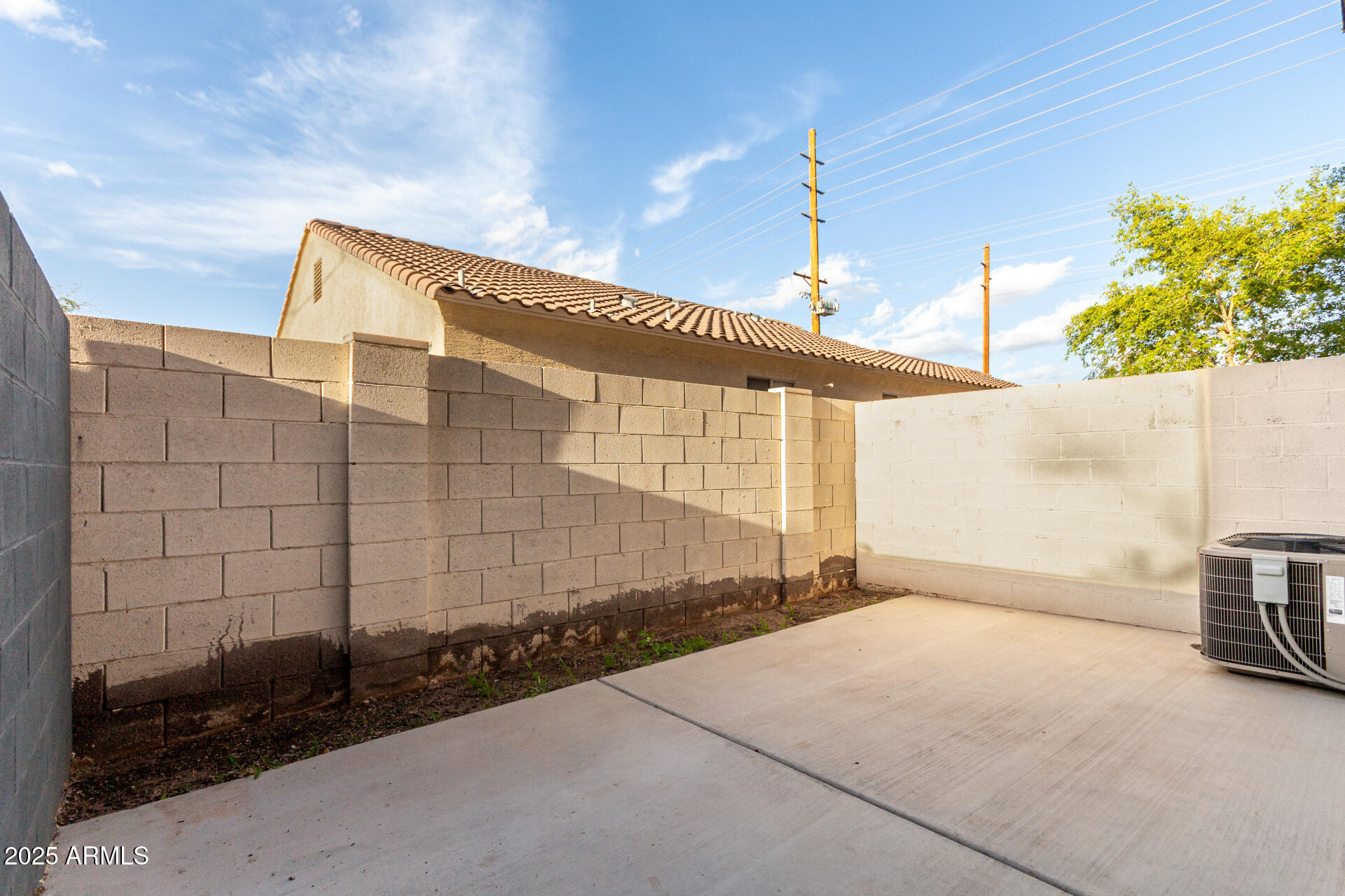 1056 North Miller Road Tempe, AZ 85288 - Photo 41 of 46 a view of backyard with garage