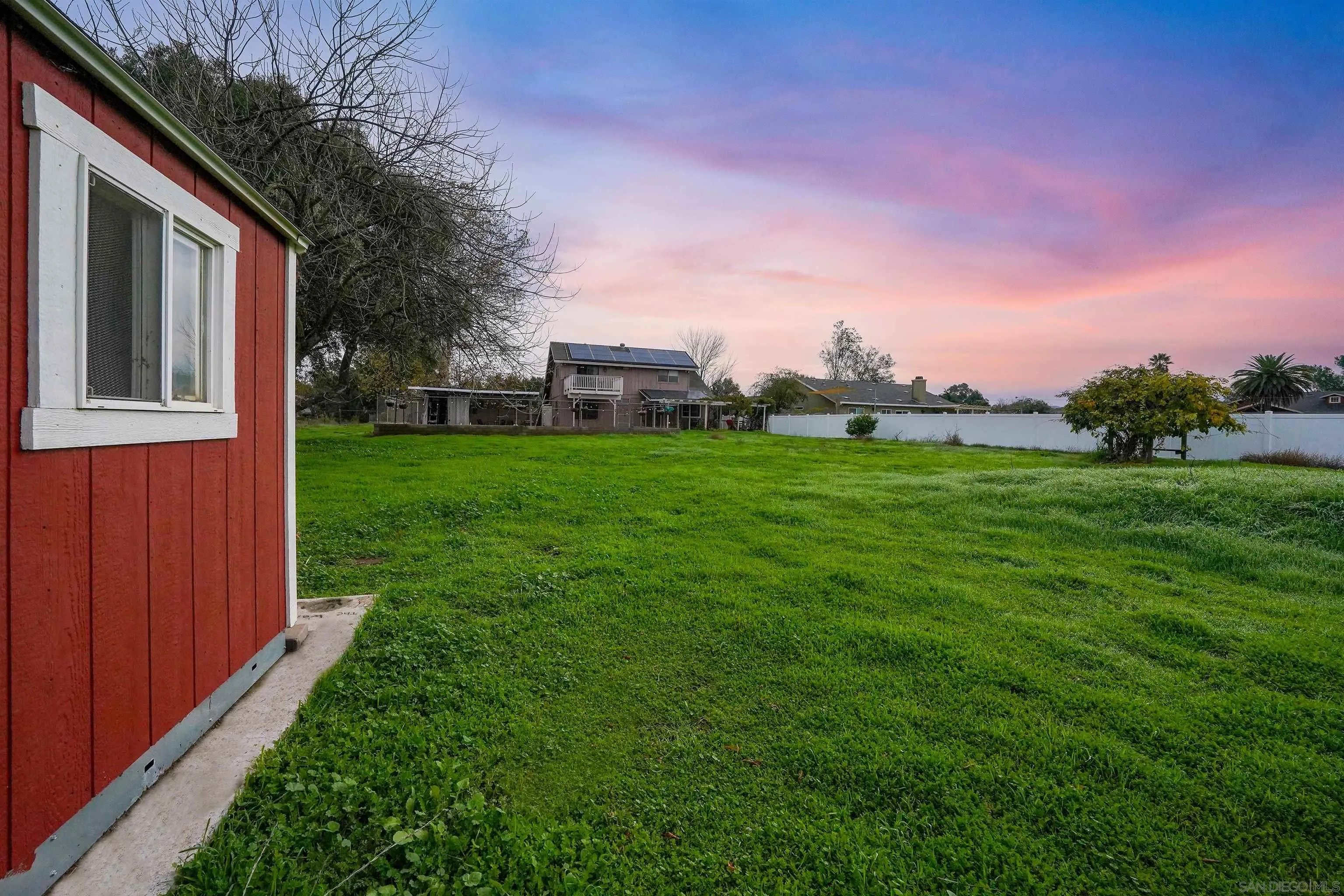 1465 Barnett Road Ramona, CA 92065 - Photo 42 of 43 a backyard of a house with lots of green space