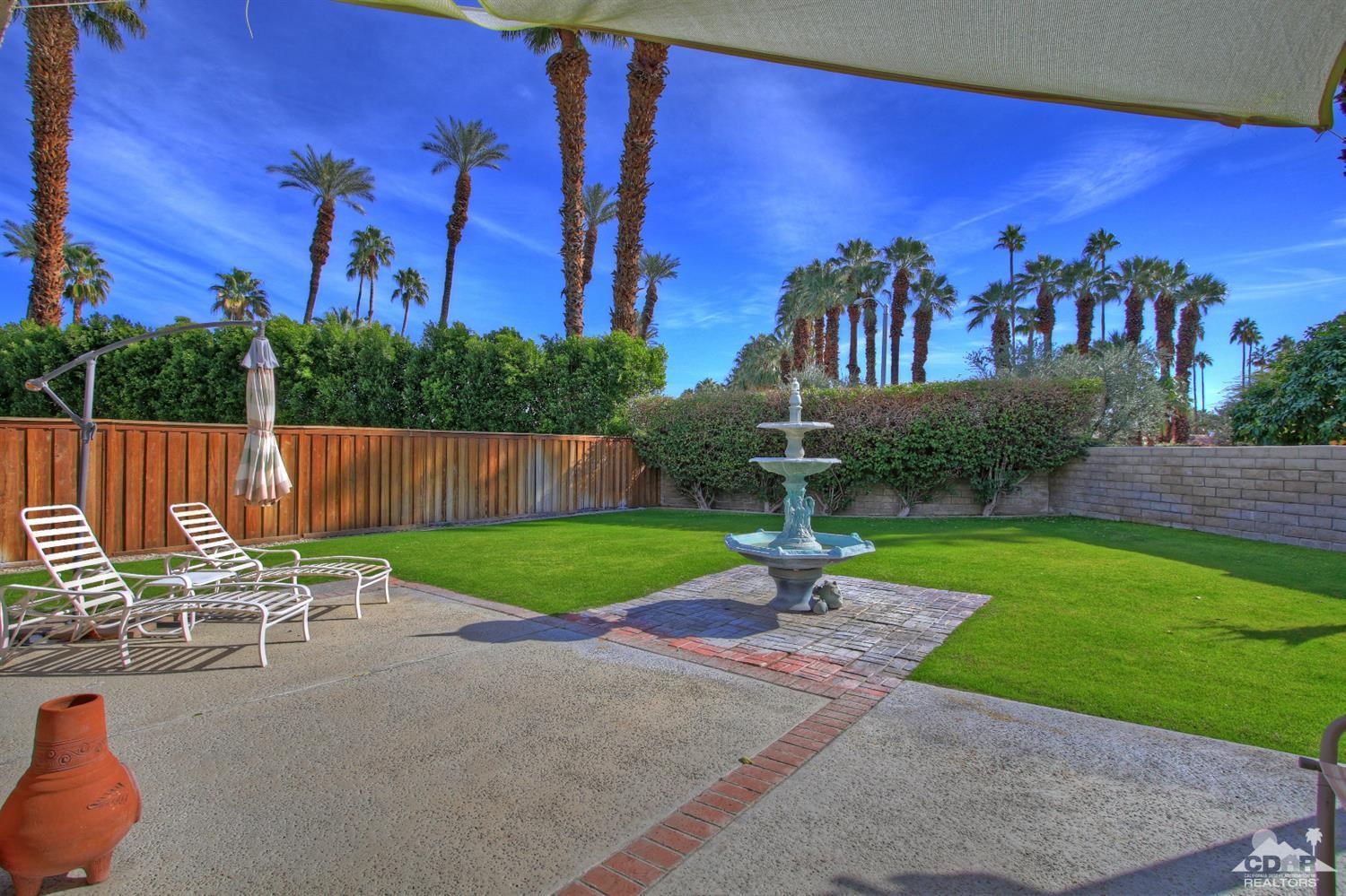 4 Kevin Lee Lane Rancho Mirage, CA 92270 - Photo 3 of 53 a view of a backyard with sitting area and entertaining space