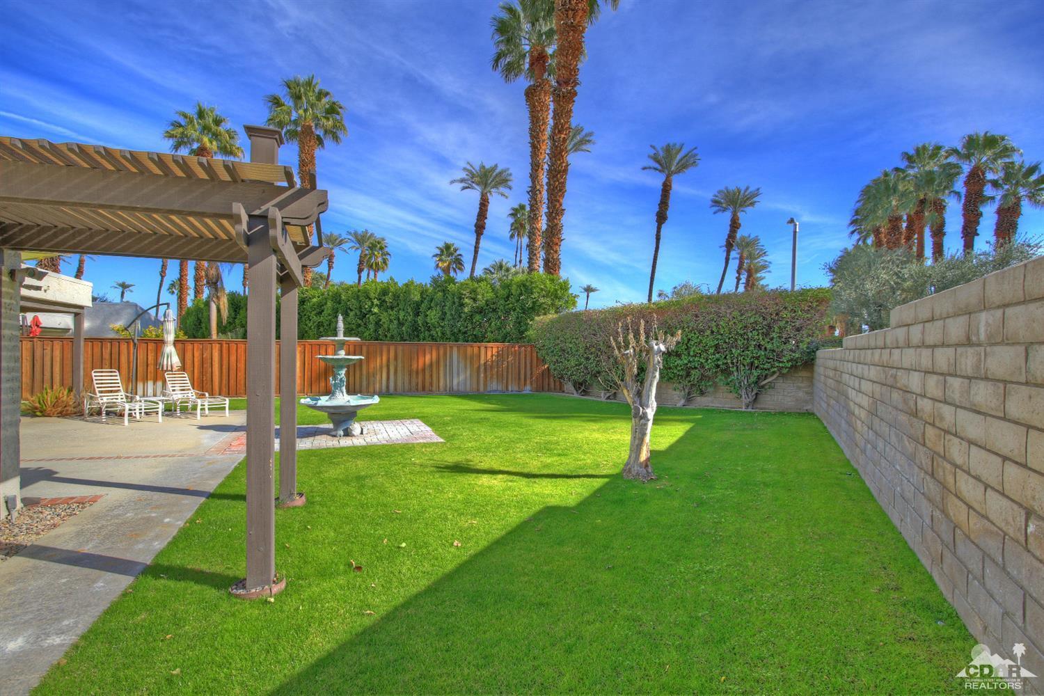 4 Kevin Lee Lane Rancho Mirage, CA 92270 - Photo 39 of 53 a view of a garden with a slide