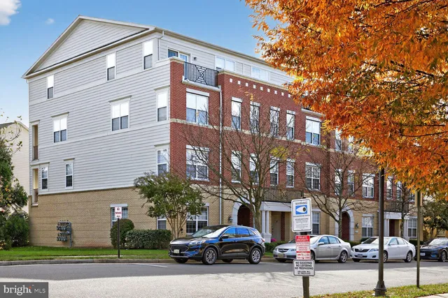 a front view of a building