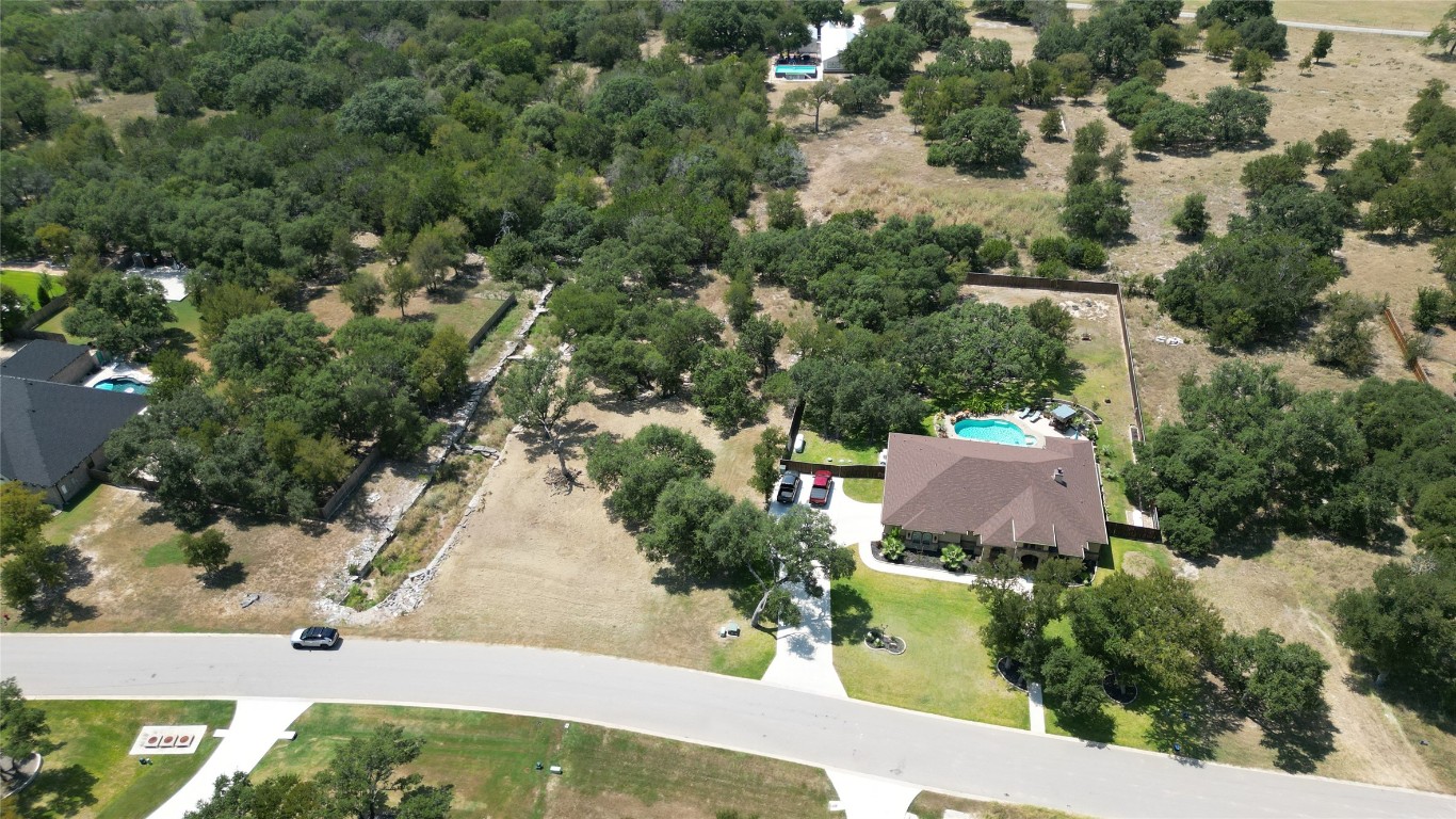 8378 Spring Creek Loop Salado, TX 76571 - Photo 10 of 13 an aerial view of house with yard