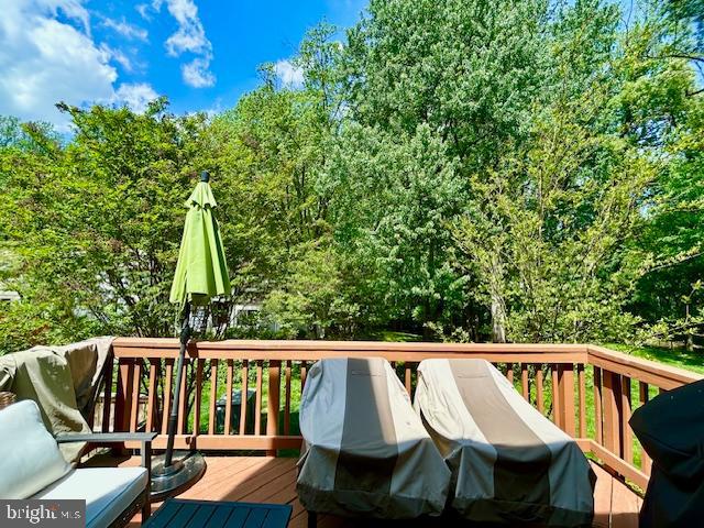 2351 Generation Drive Reston, VA 20191 - Photo 15 of 45 a view of balcony with wooden floor and outdoor seating
