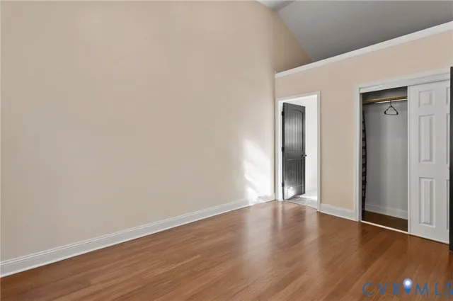 wooden floor in an empty room