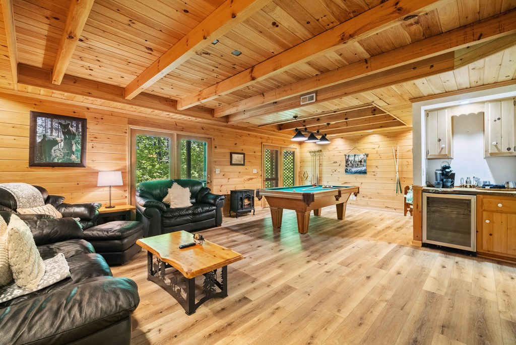 1600 My Mountain Road Morganton, GA 30560 - Photo 25 of 50 a living room with furniture and a wooden floor