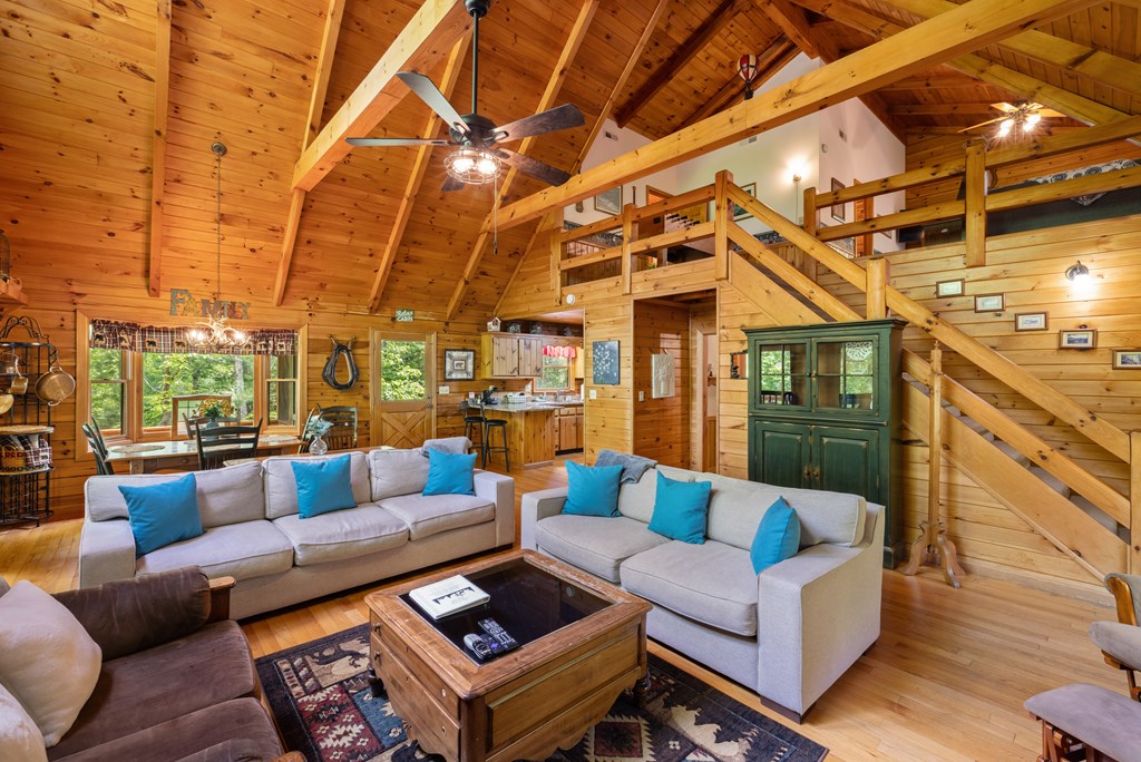 1600 My Mountain Road Morganton, GA 30560 - Photo 6 of 50 a view of a livingroom with furniture and wooden floor