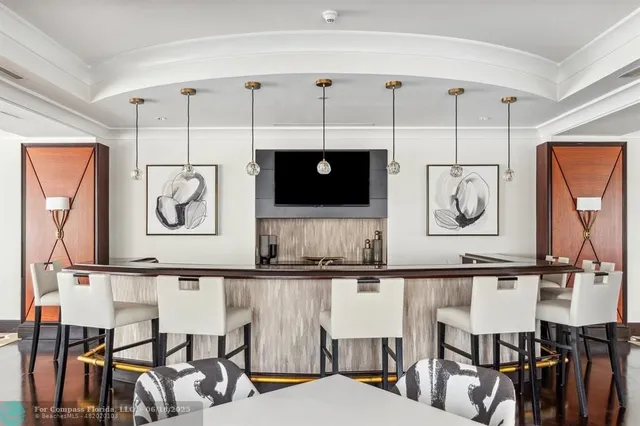 a view of a city with an ocean