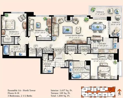 $899,000 | 610 West Las Olas Boulevard, Unit 517, Fort Lauderdale, FL 33312