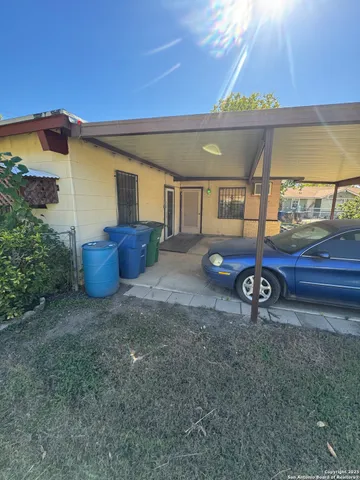 a view of backyard with outdoor space