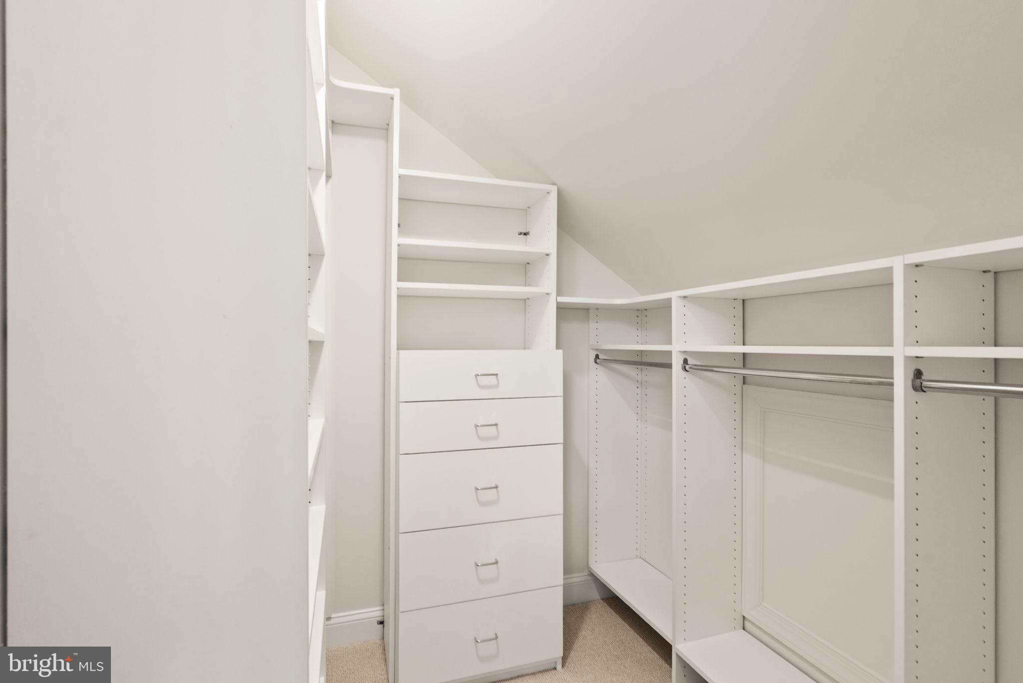 4132 Timber Log Way Fairfax, VA 22030 - Photo 53 of 69 a view of walk in closet with empty racks