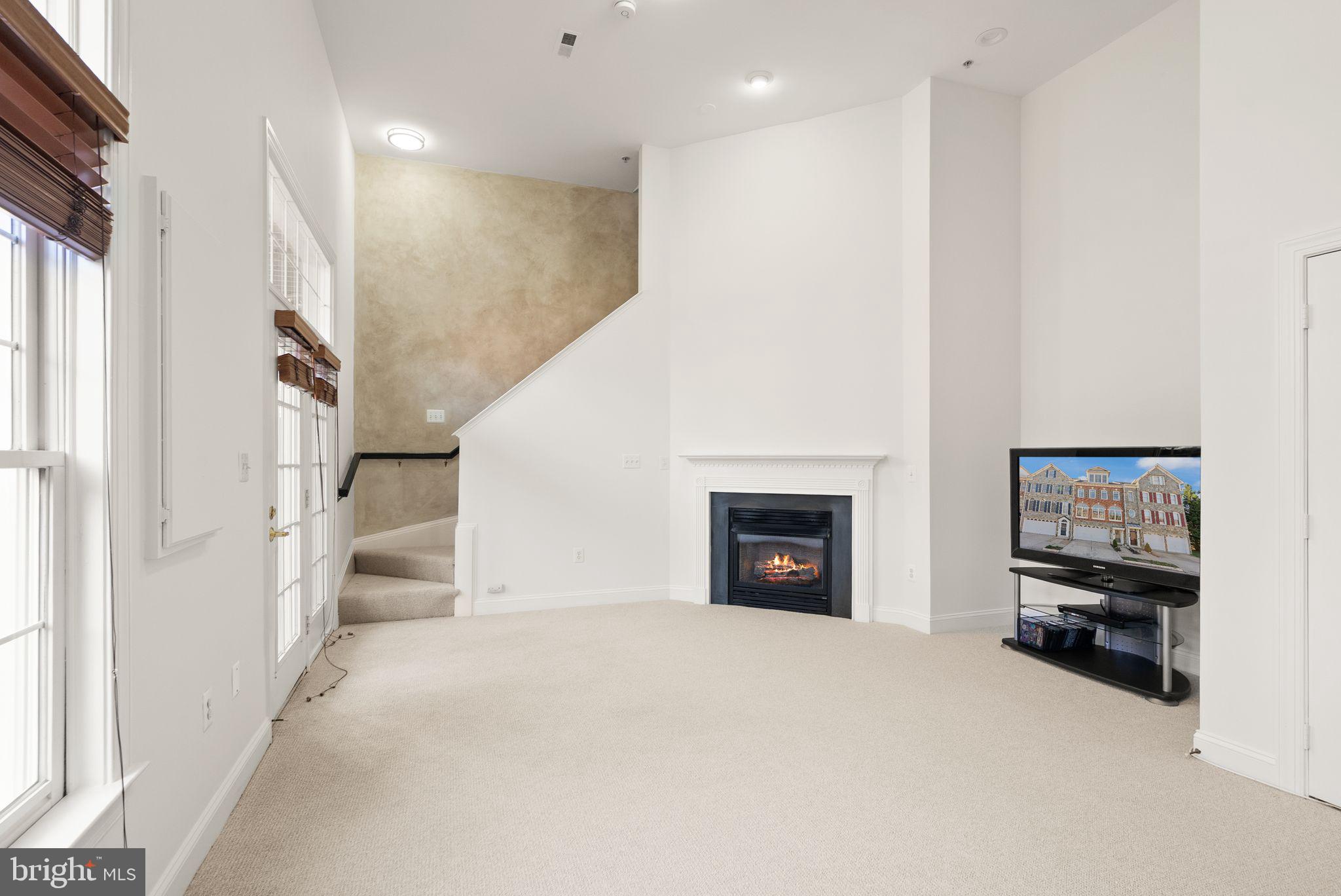 4132 Timber Log Way Fairfax, VA 22030 - Photo 54 of 69 lower level family room with firepace