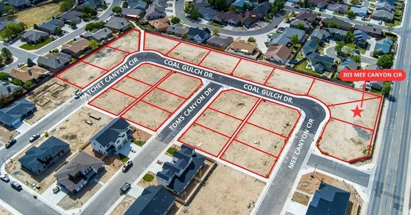 an aerial view of a building