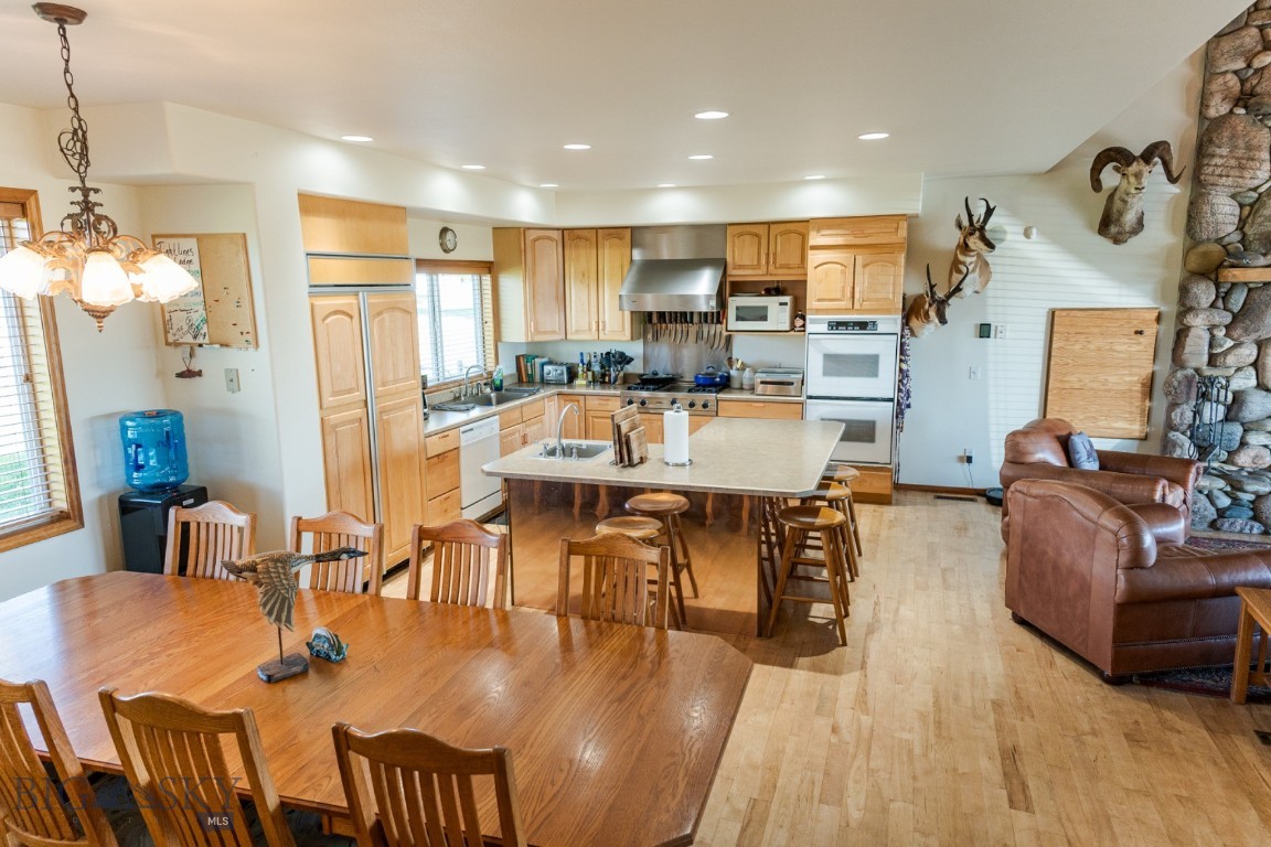 762 Carl Lind Road St. Xavier, MT 59075 - Photo 40 of 59 Main lodge kitchen