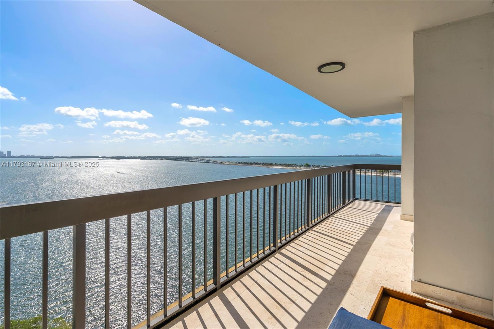2333 Brickell Avenue, Unit 1401 Miami, FL 33129 - Photo 7 of 36 a view of balcony with wooden floor