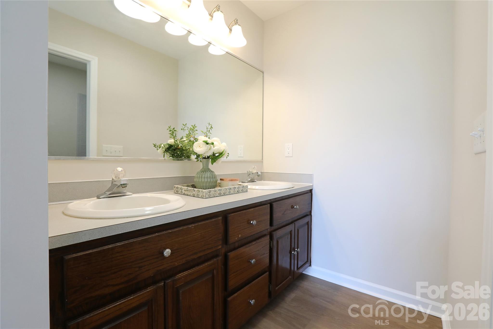 12809 Pine Bluff Road Midland, NC 28107 - Photo 20 of 41 a bathroom with a sink and a mirror
