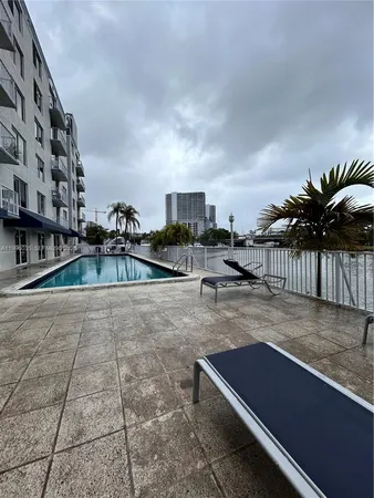 a view of outdoor space with seating area