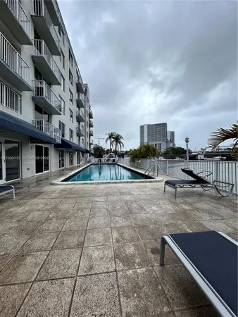 a view of outdoor space with seating