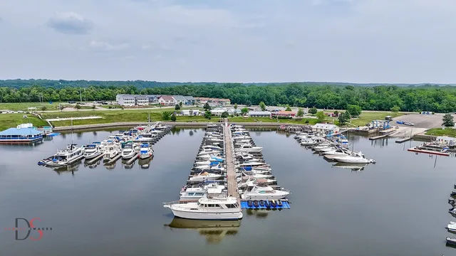 a view of a lake with outdoor space