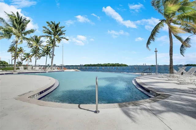 a view of a lake with outdoor space