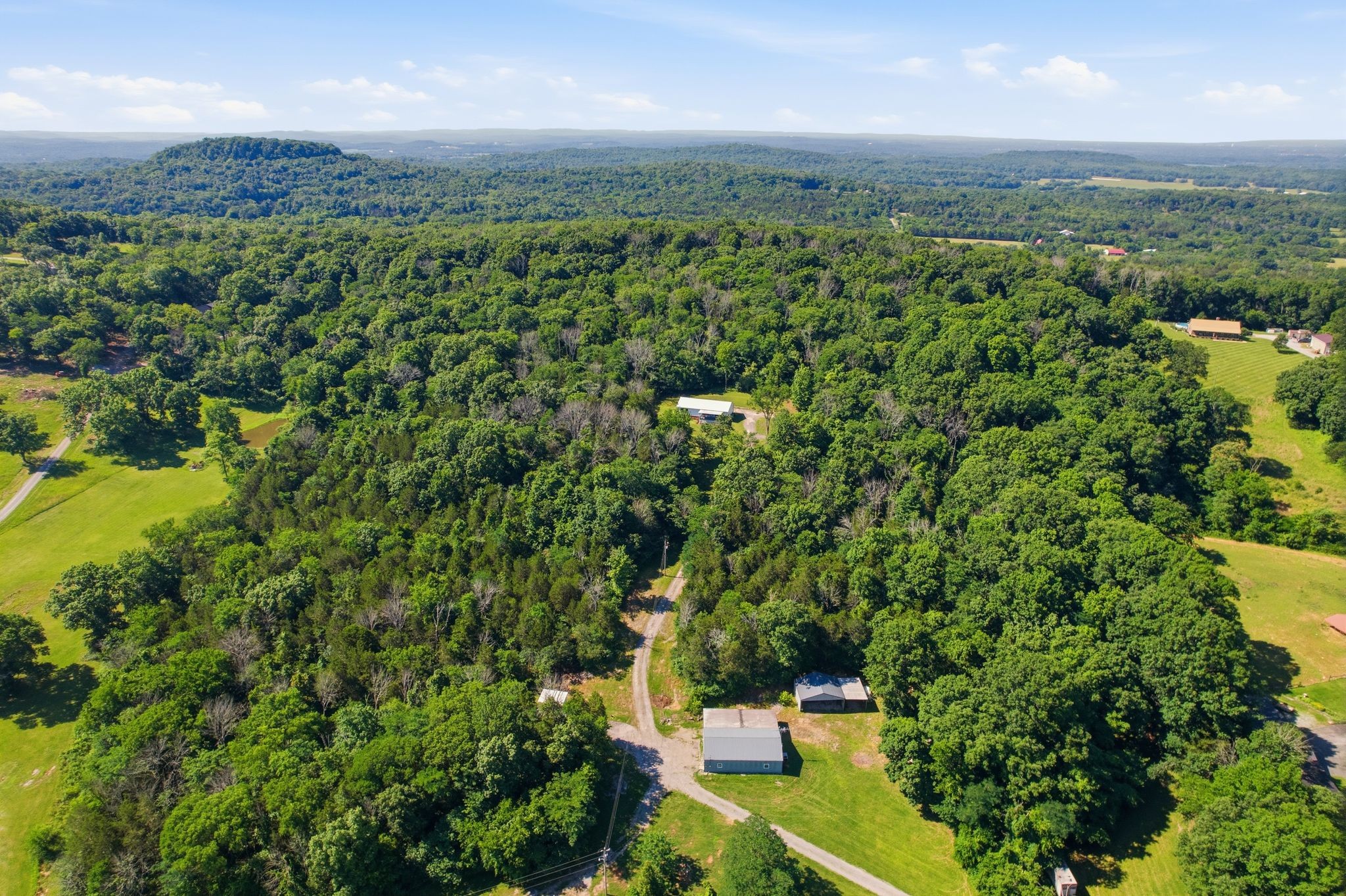 1021 B Jordan Road Lascassas, TN 37085 - Photo 1 of 58 an aerial view of a houses with a yard