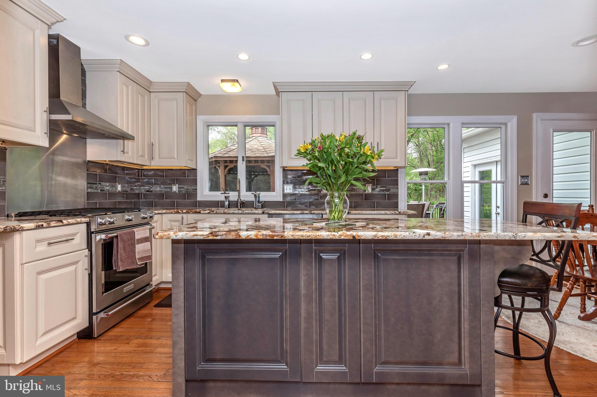 19834 Falling Spring Court Gaithersburg, MD 20882 - Photo 21 of 68 Remodeled Kitchen with Island