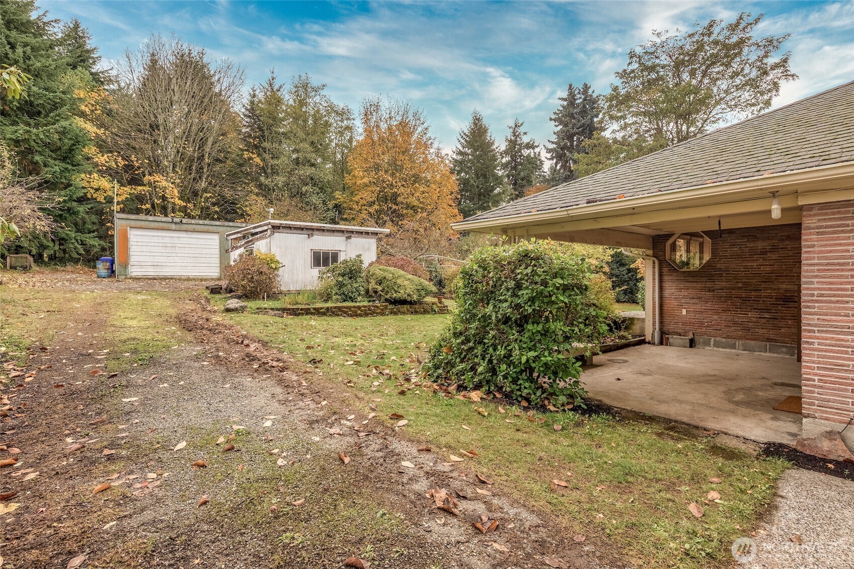 9619 Southwest 268th Street Vashon, WA 98070 - Photo 33 of 37 a view of back yard of the house