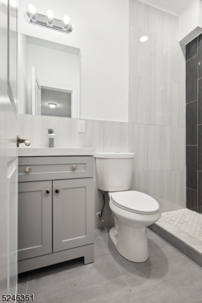 492 South 20th Street, Unit 2 Newark, NJ 07103 - Photo 10 of 12 a bathroom with a toilet sink and mirror