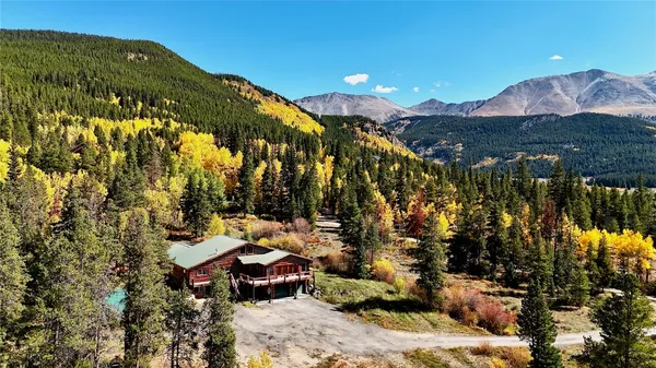 a view of a lake with a mountain