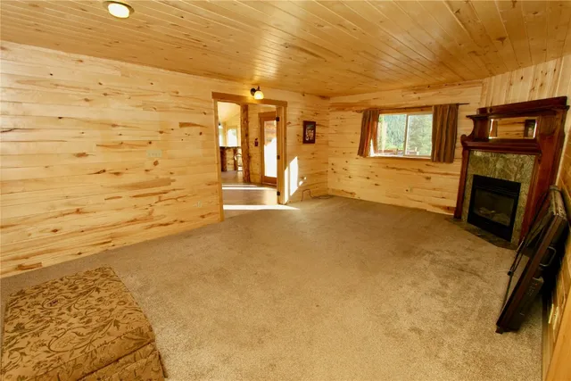 a view of an empty room