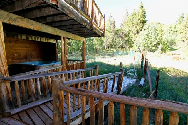 a view of a street from a balcony