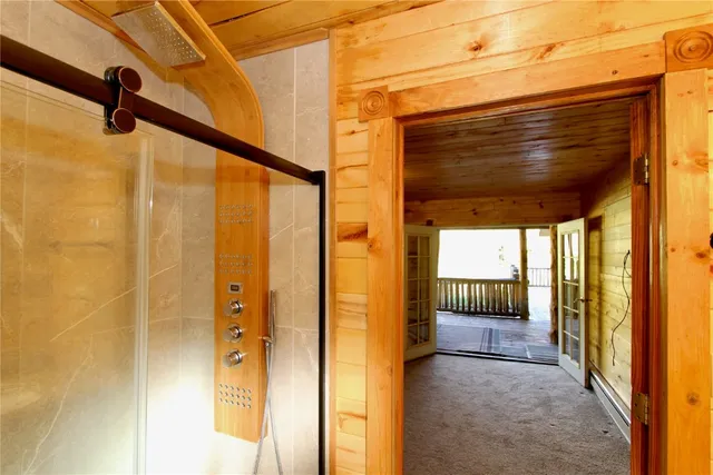 a view of a bathroom