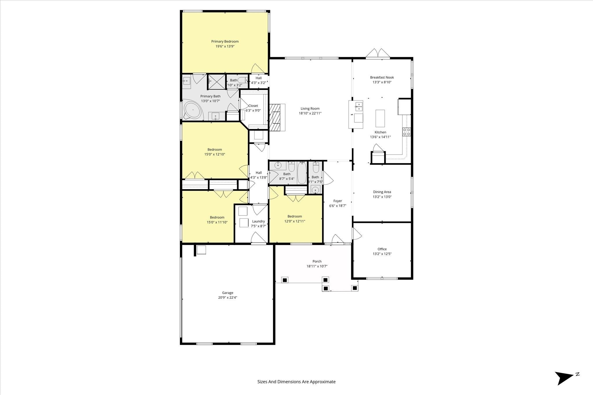 3739 Whitestone Drive Semmes, AL 36575 - Photo 25 of 25 Floor plan
