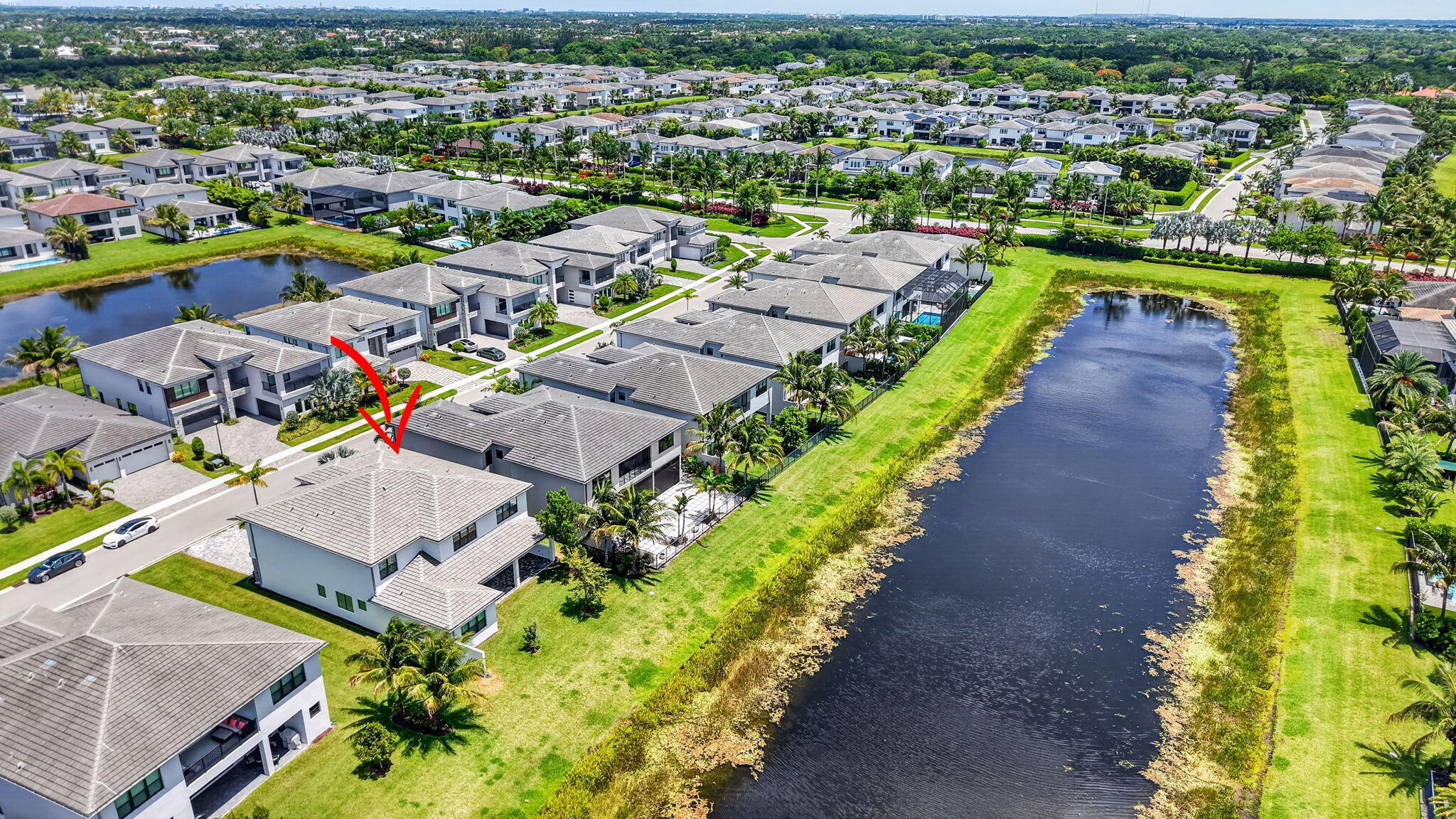 17089 Rainbow Fls Trail Boca Raton, FL 33496 - Photo 101 of 141 LAke from Above