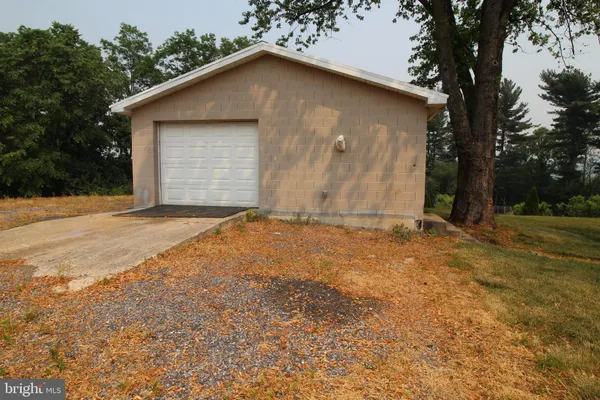 a backyard of a house
