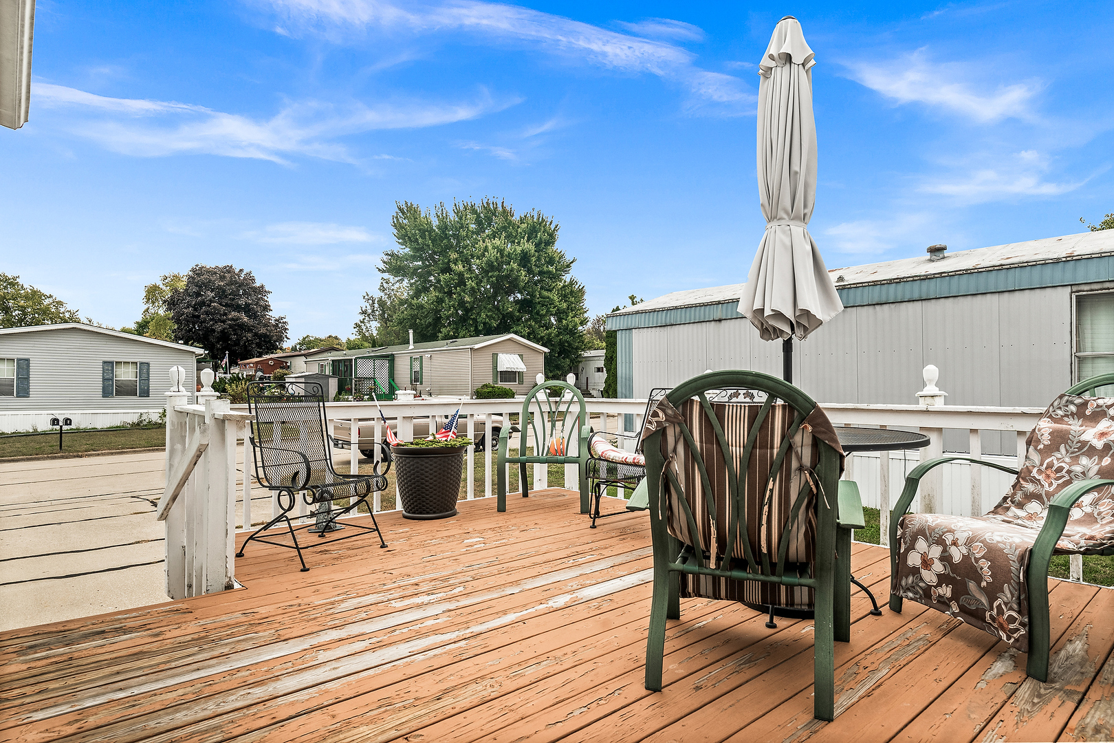 1 Christine Way Bloomington, IL 61701 - Photo 15 of 17 a view of roof deck with patio