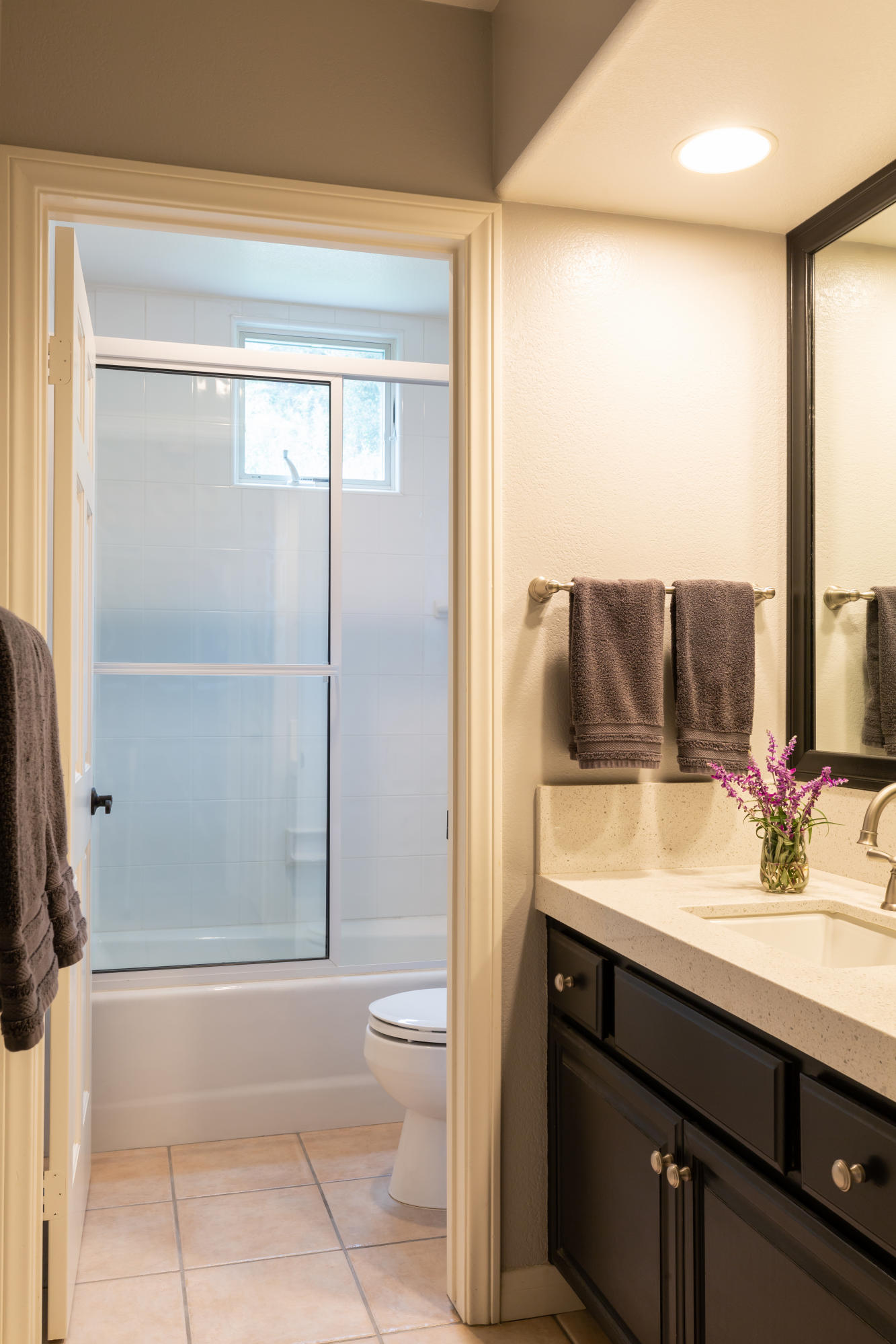 4137 Hidden Oaks Road Santa Barbara, CA 93105 - Photo 13 of 17 Downstairs Bath