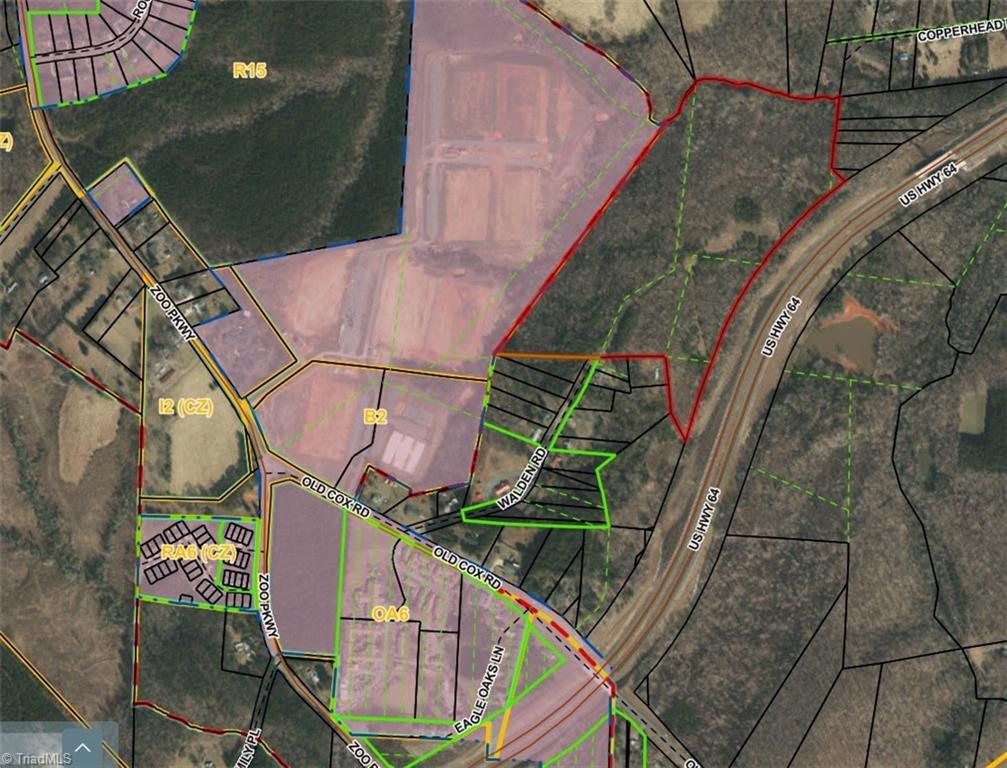0 Walden Road Asheboro, NC 27205 - Photo 7 of 19 Zoning Map