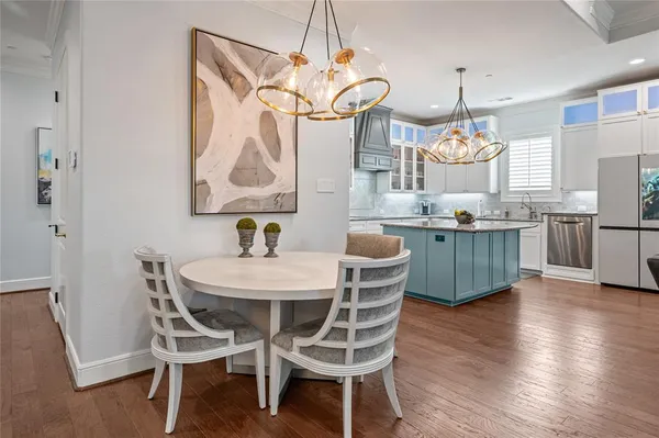 a living room with furniture fireplace and a flat screen tv